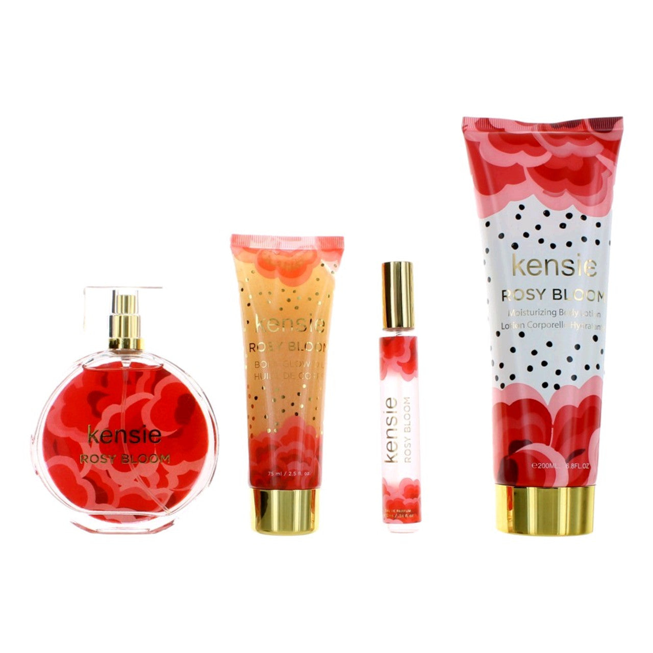 4 Piece Gift Set from Kensie Rosy Bloom collection